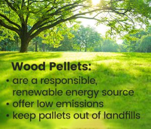 are wood pellets safe for the home and environment